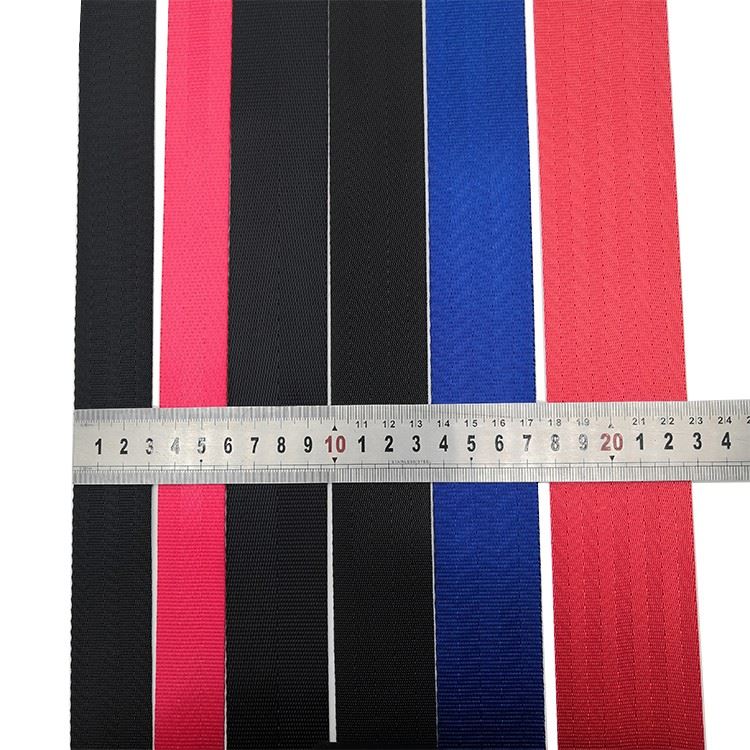 4 panel seat belt webbing
